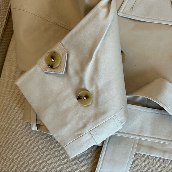 NWT HELSA Oversized Cropped Trench - Chino Khaki - Picture 11 of 14